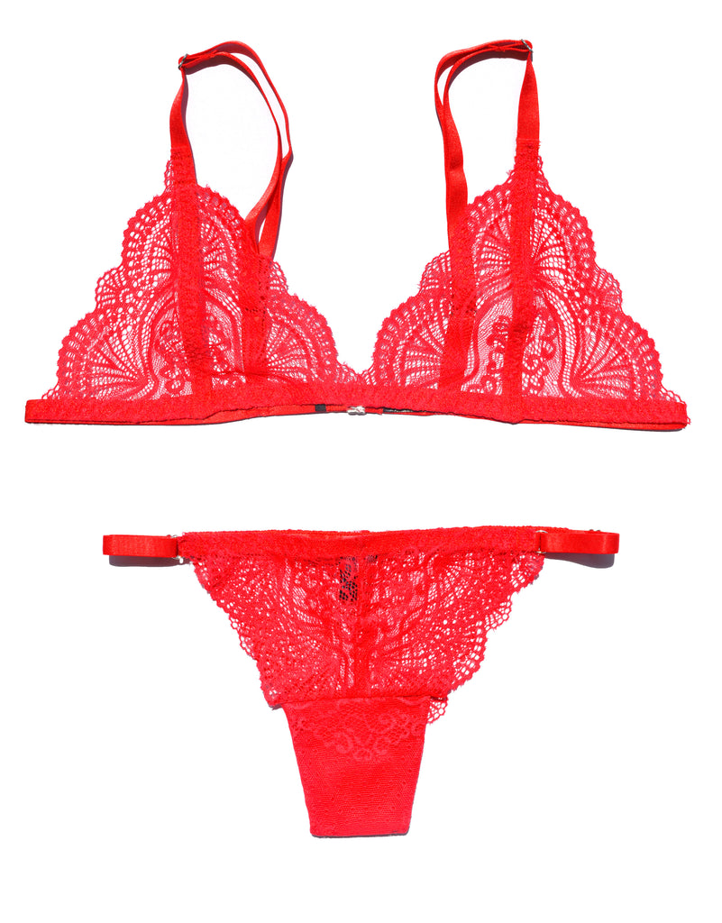Serena Red Lace Panty Set (Limited Edition)