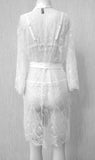 Lacey White Robe