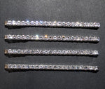 Four Pack Rhinestone Bobby Pin Hair Clips