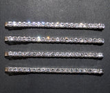 Four Pack Rhinestone Bobby Pin Hair Clips