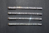 Four Pack Rhinestone Bobby Pin Hair Clips