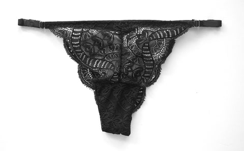 Coco Black Lace Panty Set – Fluxe Designs