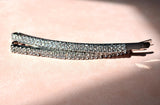 Double Rhinestone Hair Clip