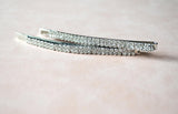 Double Rhinestone Hair Clip