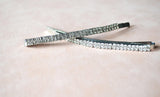 Double Rhinestone Hair Clip