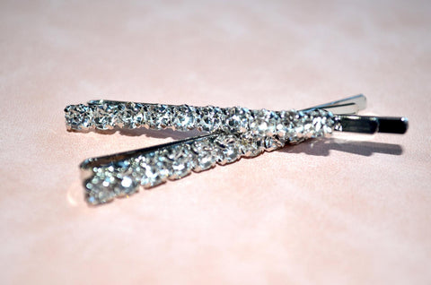Twin Pack of Rhinestone Hair Clips