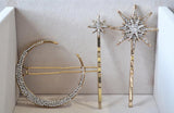 Moon & Stars Hair Clip Set