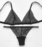 Lily Black Lace Panty Set