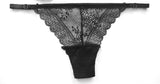 Lily Black Lace Panty Set