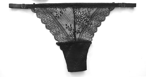 Lily Black Lace Underwear